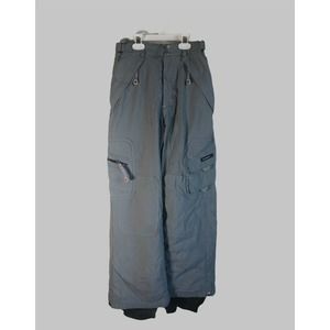 Kemper Gray Cargo Youth Snow‎ Ski Snowboard Pants Size 14